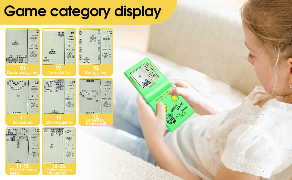 Block game console Retro game console