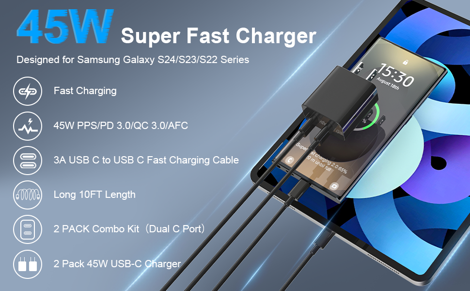 C type charger fast charge