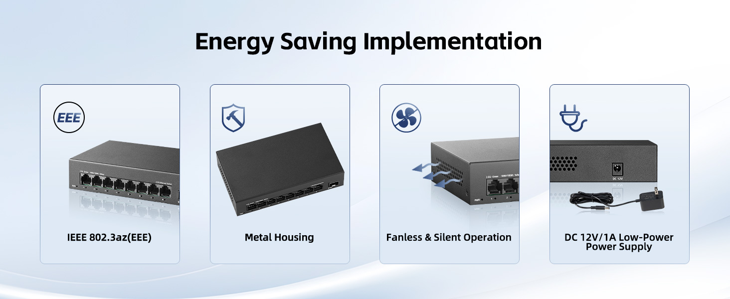 8-Port 2.5G Ethernet Switch