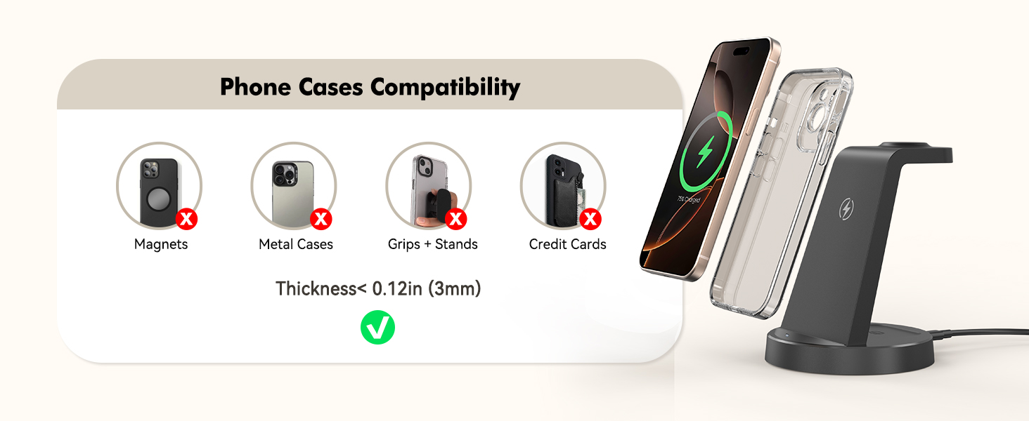 phone watch charging station