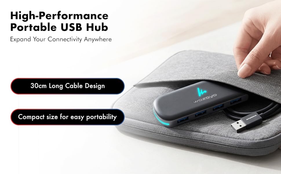 USB A to 4 Port USB 3.2 Hub
