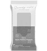 Swanky Stainless Steel Cleaner Wipes - Grime & Grease Remover Kitchen Cleaning Supplies - Clean &...