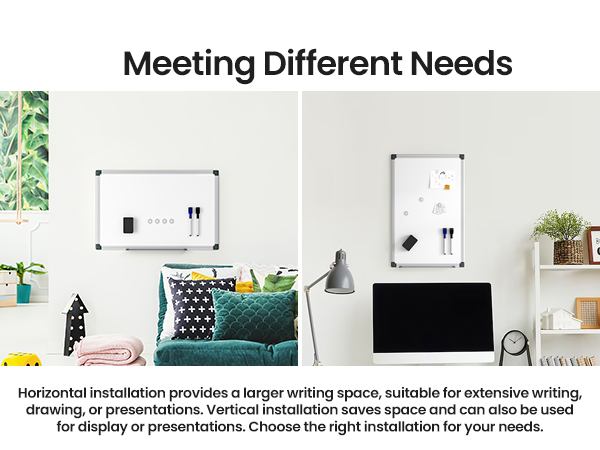 VUSIGN dry erase board Meeting Different Needs