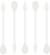 900pcs Precision Cotton Swabs, Pointed&amp;Flattened Tip Cosmetic Applicators