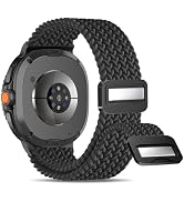 HSWAI Magnetic Braided Watch Bands Compatible with Samsung Galaxy Watch 8 Band 40mm 44mm/Galaxy W...
