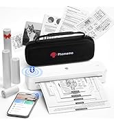 Phomemo Portable Printers Wireless for Travel [Upgraded],M834 Bluetooth Thermal Printer 8.5" x 11...