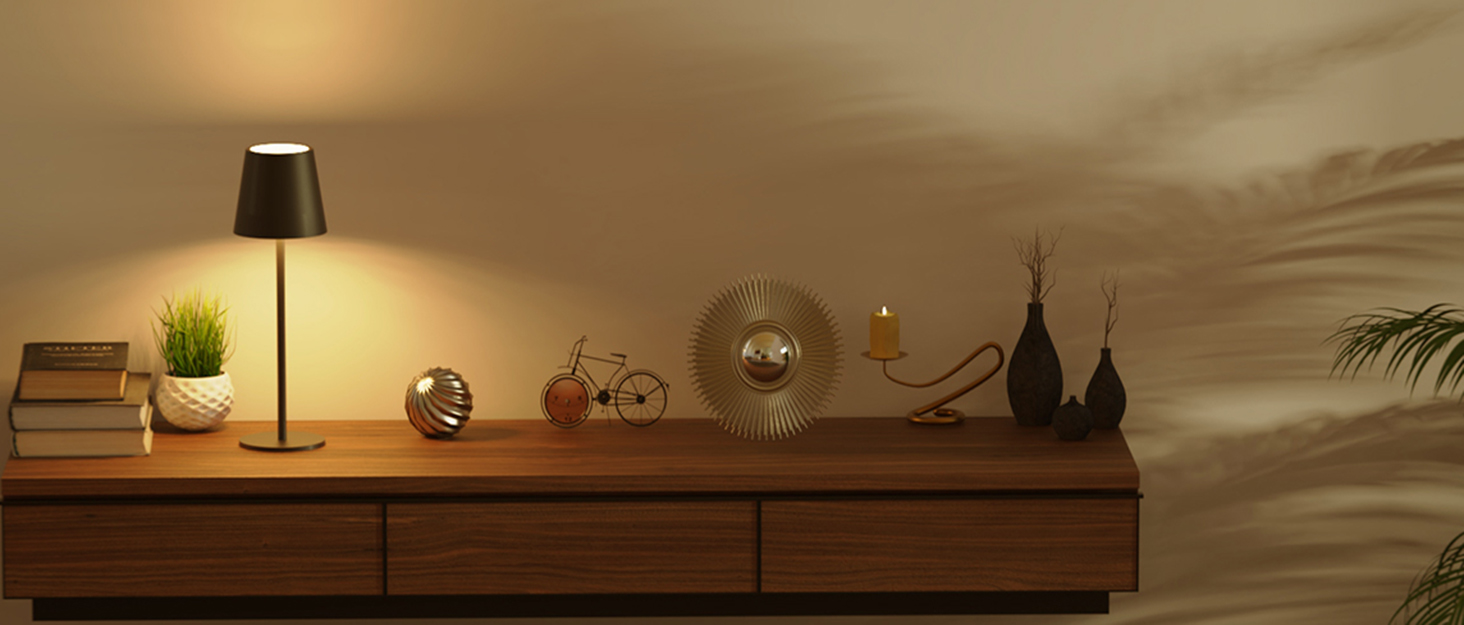 cordless table lamp rechargeable