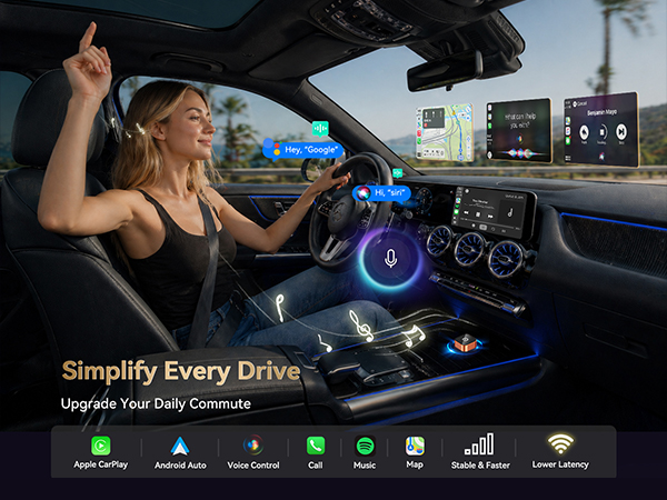 2026 Wireless CarPlay &amp;amp; Android Auto Adapter