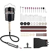 Flex Shaft Grinder Rotary Tool, GOXAWEE Hanging Grinding Machine with 3-Jaw Chuck&amp; Stepless Speed...