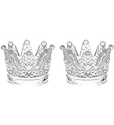 2 Pack Nail Art Dappen Dish 2 in 1 Glass Dish for Acrylic Liquid Powder,Nail Crystal Bowl/Dappen ...