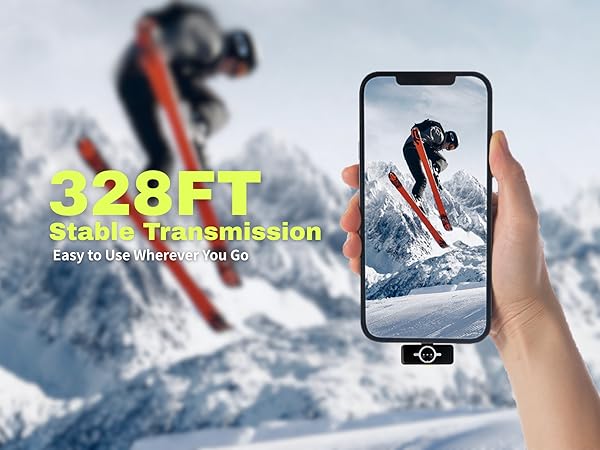 Lanyard necklace mini mic for street interview 2 person gift for dad Father&amp;#39;s Day electronics