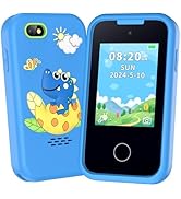 Nikuku Kids Smart Phone for Boys, Children Christmas Birthday Dinosaur Toys for 3-8 Years Old, To...