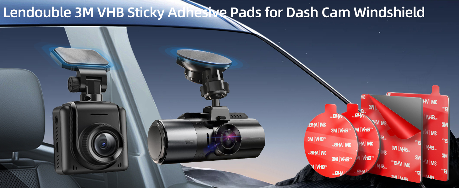 sticky pads for dash cam 