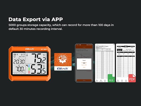 Data Export via APP
