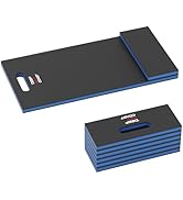 Deepredcoast Foldable EVA Utility Mat with Handle &amp; Strap, 47" × 15.8" High Density EVA Foam Knee...