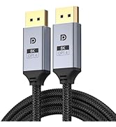 Fibopitcal DisplayPort to DisplayPort Cable High Speed Display Port Cable DP Cable Compatible wit...