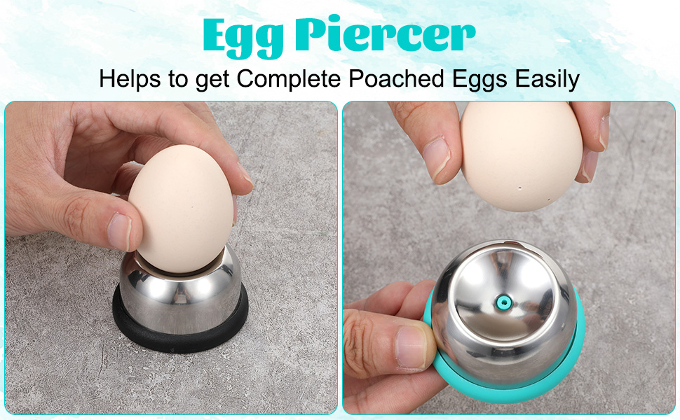 Helps to get Complete Poached Eggs Easily