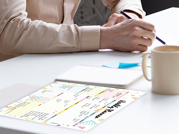 weekly planning notepad