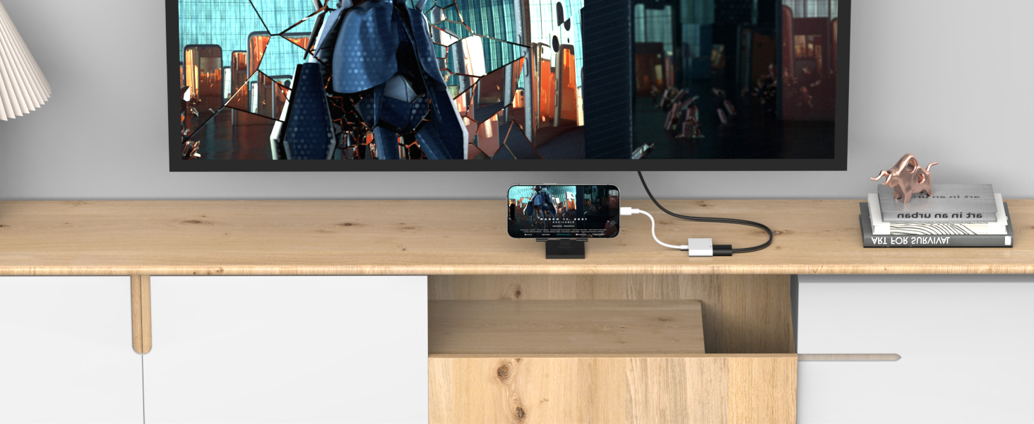 usb c to hdmi adapter for iphone 16 15