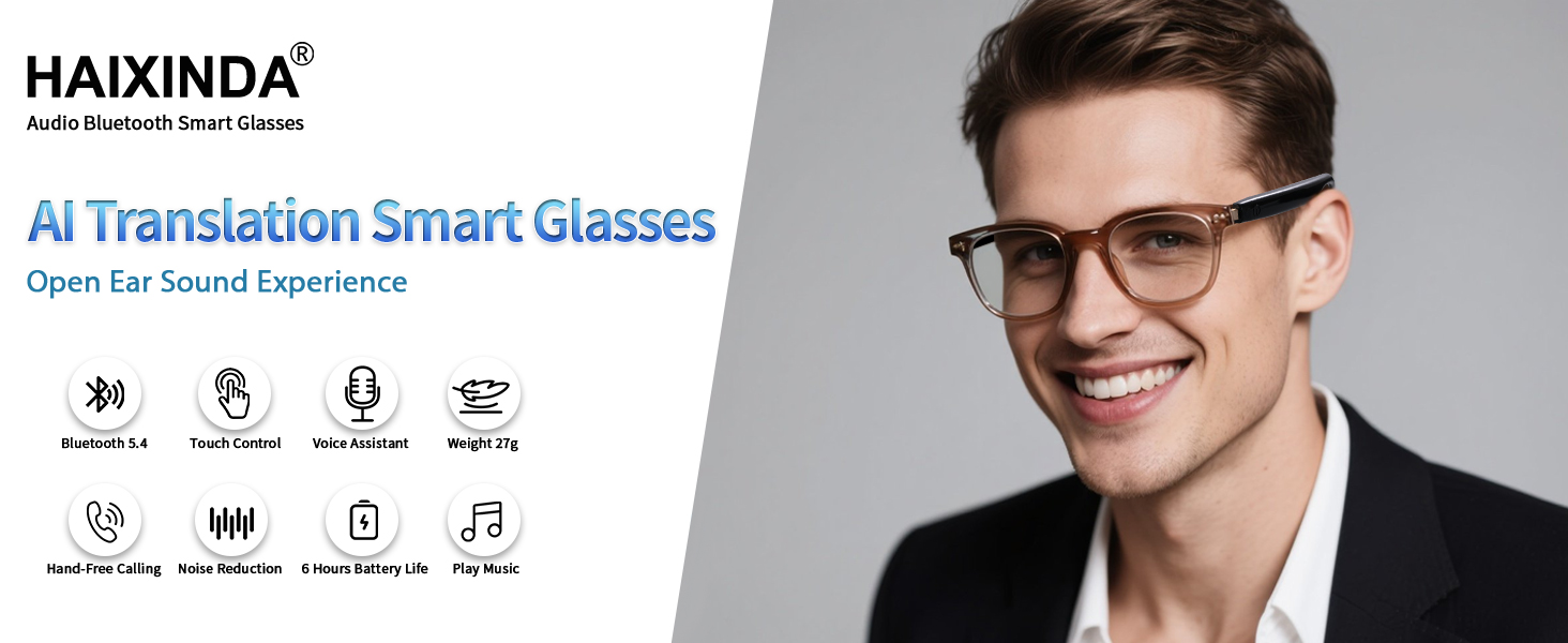 AI Translation Smart Glasses