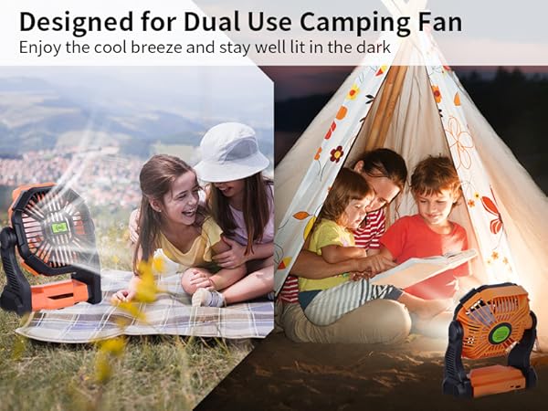 camping fan for tent