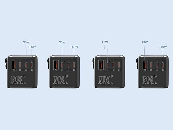 170W Travel Adapter