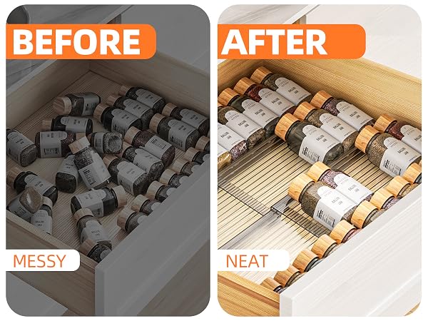 spice storage drawer
