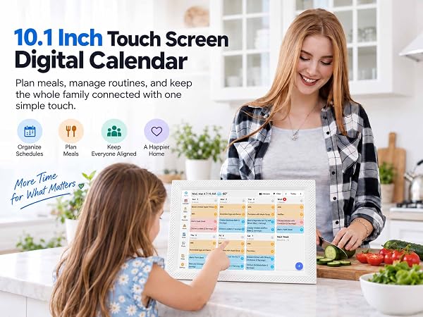10.1 Inch Touch Screen Digital Calendar