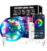 ORALUCE Smart Fairy Lights with 2.4G Remote plug in, IP65 33Ft 100 Led Fairy Light for Bedroom US...