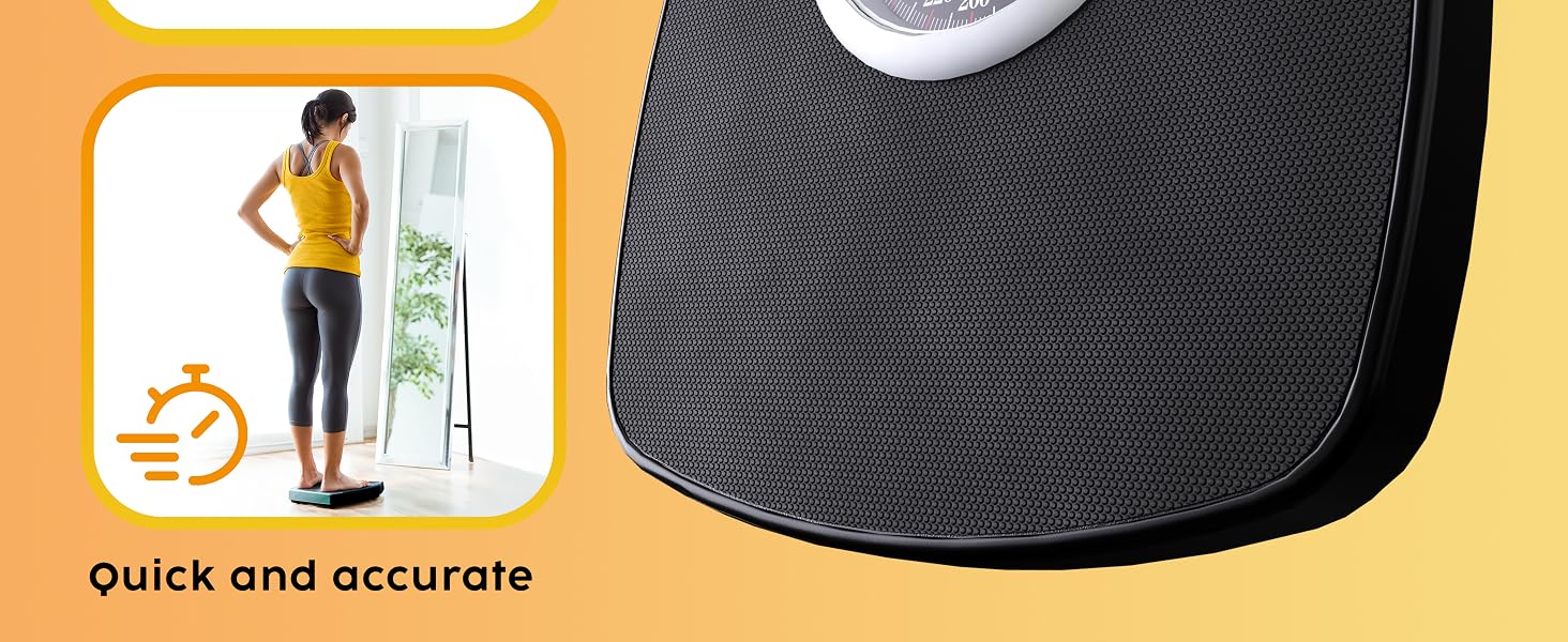 Zeno A25 Scales for Body Weight - Up to 400 LB - New - 5.3" Dial on 12.4" x 10.2" Platform