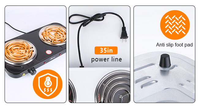 2 burner electric cooktop