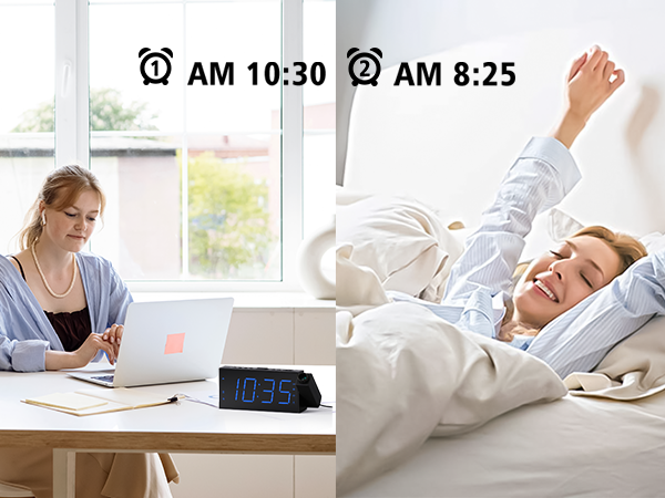 Projection Alarm Clock Radio