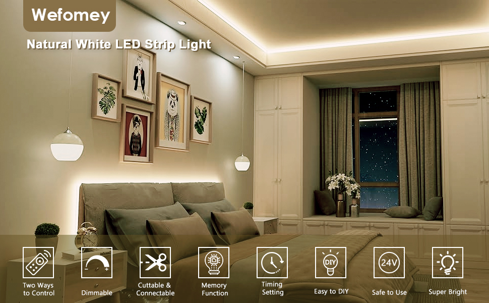 White LED Strip Lights