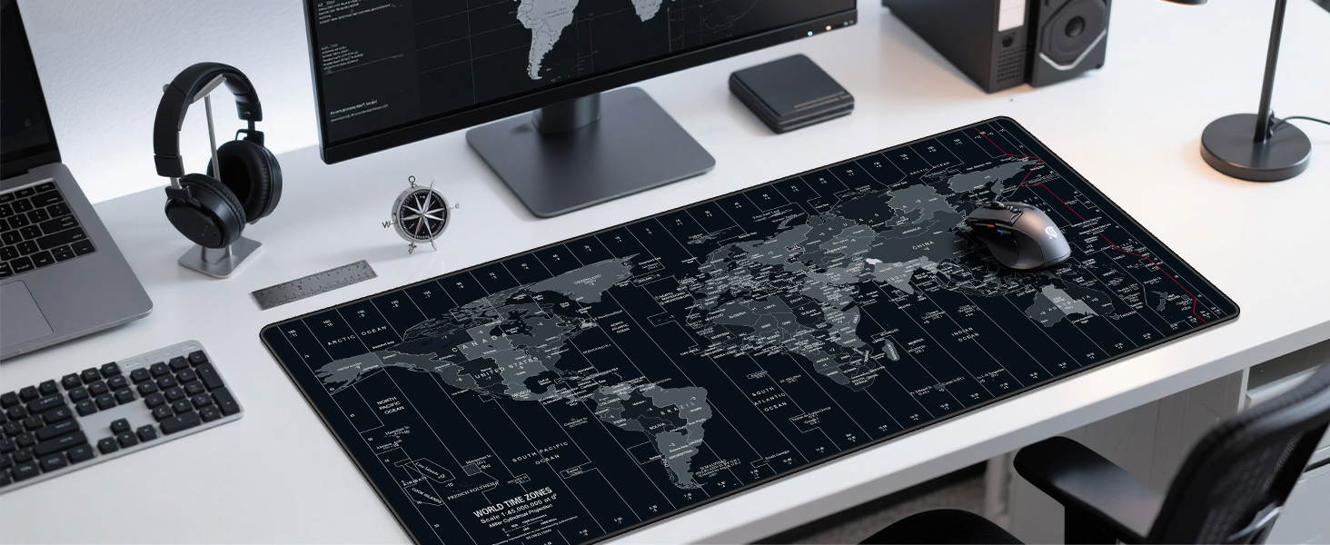 mouse pad tapis de souris large gaming desk world map mat mice pad mousepad xl xxl big office