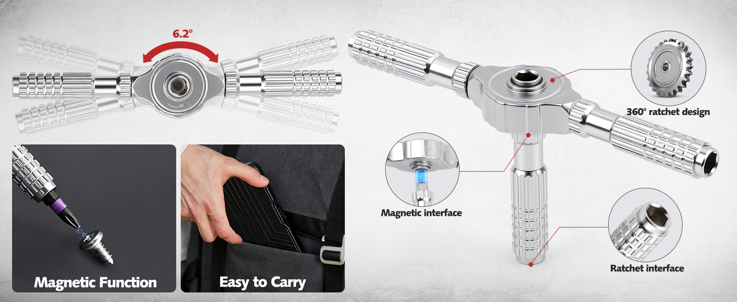 40 in 1 Magnetic Ratchet Screwdriver Set