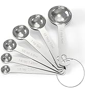 TILUCK Stainless Steel Measuring Spoons Set,Coffee Scoop Spoon,Kitchen Gadgets for Cooking &amp; Baki...