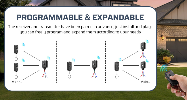 outdoor wireless light switch