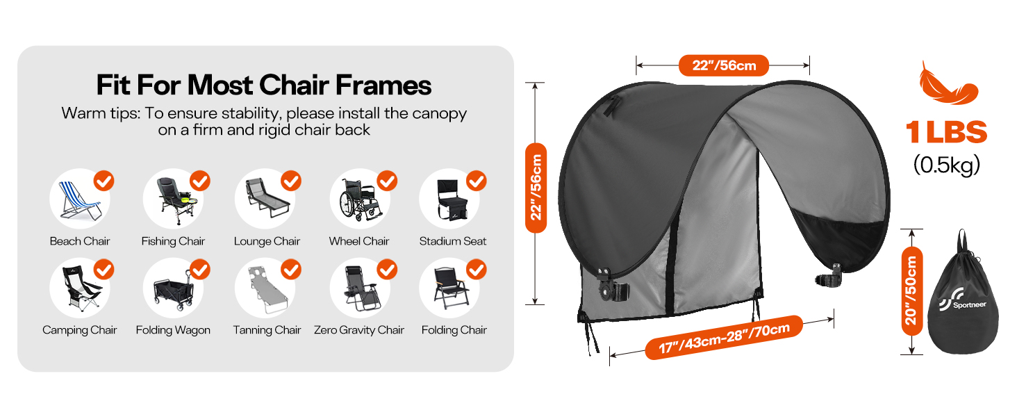 Chair Sun Shade