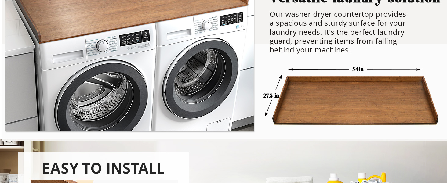 laundry room countertop