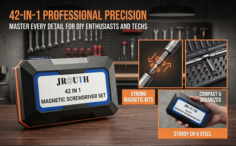 42 in 1 magnetic screwdriver