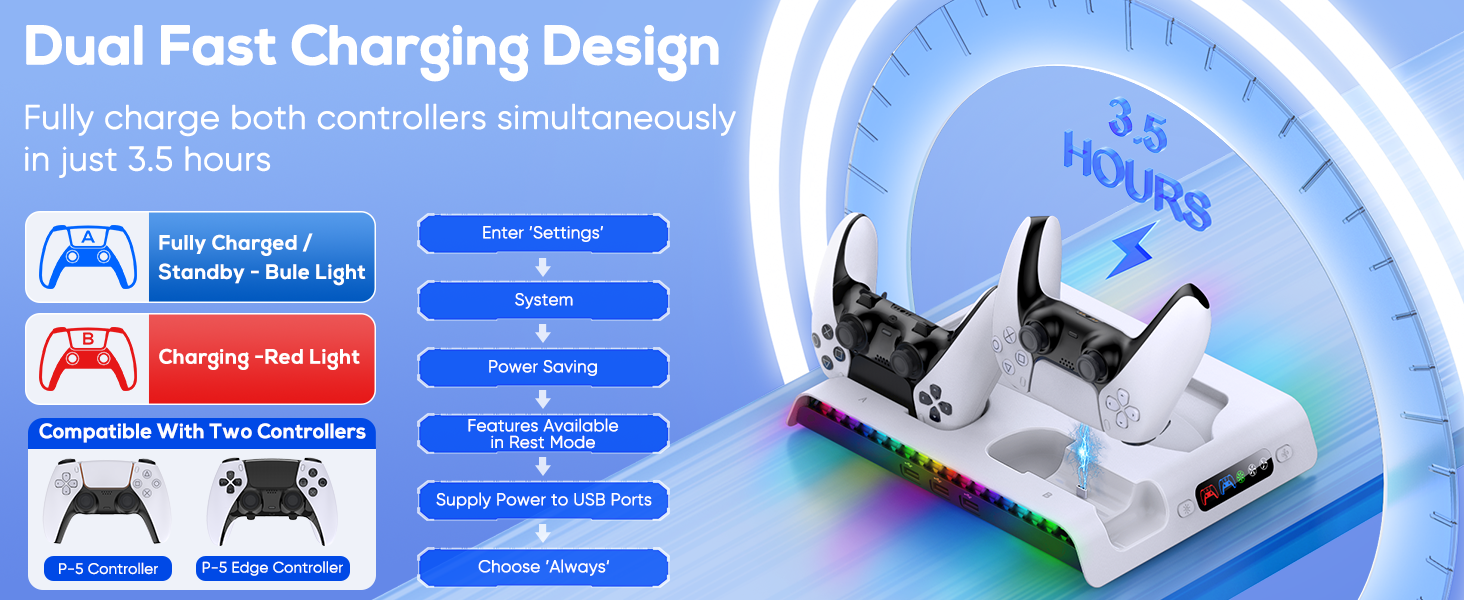 PS5 slim charging stand