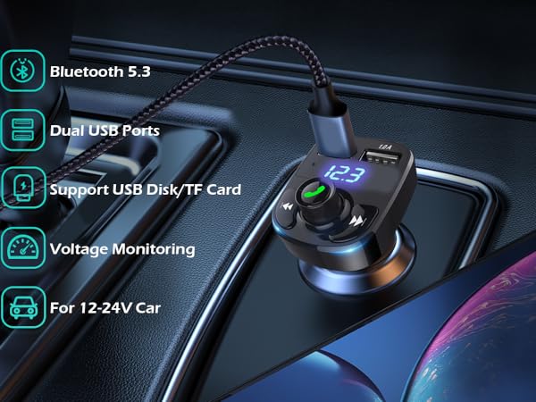 LIHAN bluetooth car adapter 1