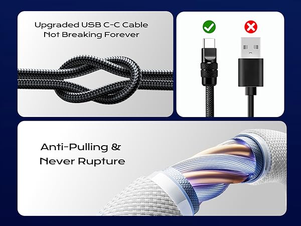 type c charger fast charging 10ft