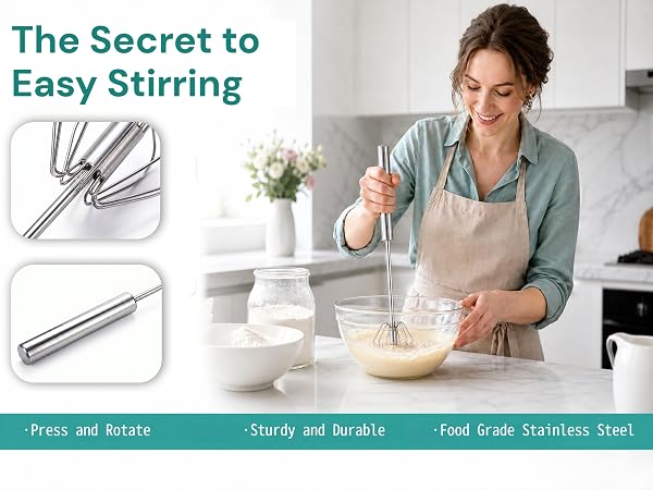 the secret to easy stirring