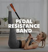 KUTIZE Multifunction Pedal Resistance Band with Handle, Upgraded Exercise Equipment with Soft Foo...