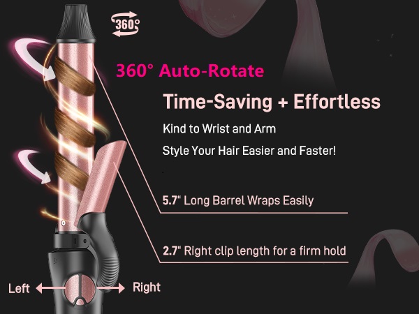  rotating curling iron
