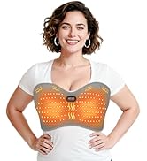 Yabuu Chest Breast Massage Heating Pad Relieve Breast Swelling, Blockage,Breast Hyperplasia Pain,...