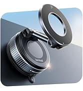 Lamicall Car Phone Holder - [70 LBS Strongest Suction] for Magsafe Car Mount, 360° Adjustable Suc...