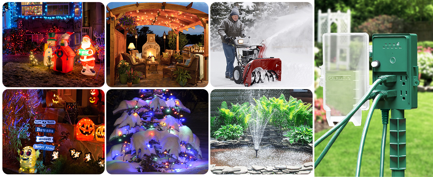 outside christmas decorations