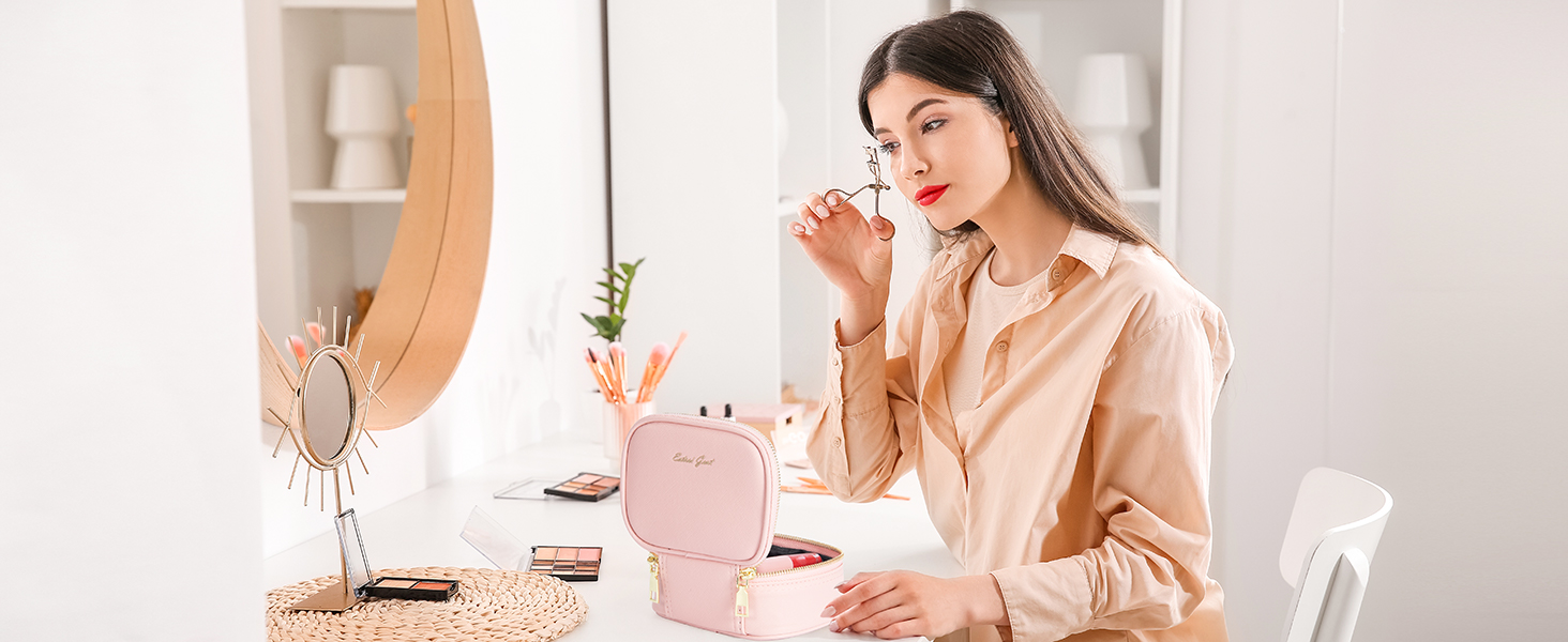 mirror makeup bag